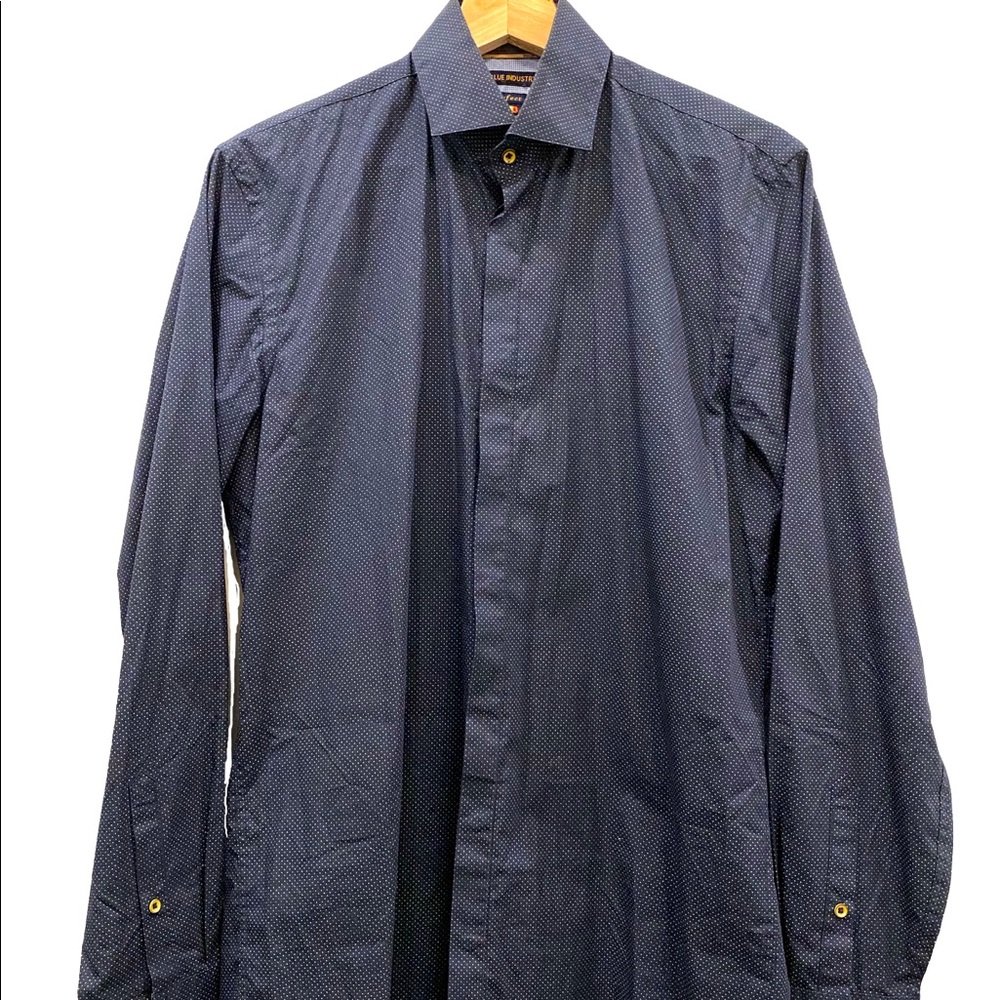 **Blue Industry** men’s poplin dress shirt